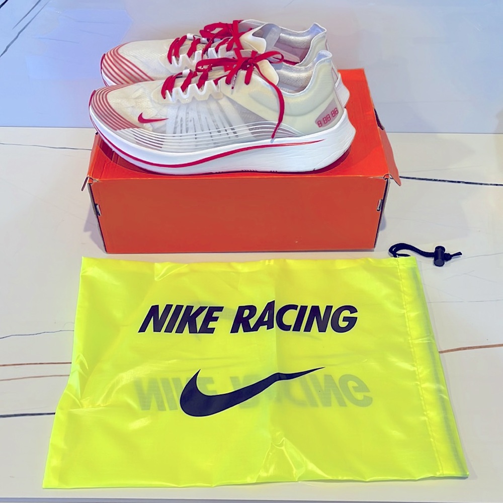 Nike Zoom Fly SP White University Red Sneakers Size: 13